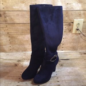 IMPO Tall Velvet Heeled Boots